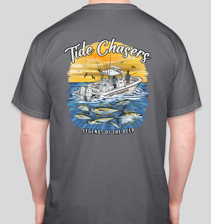 Legends of the Deep Cotton Tee Gray