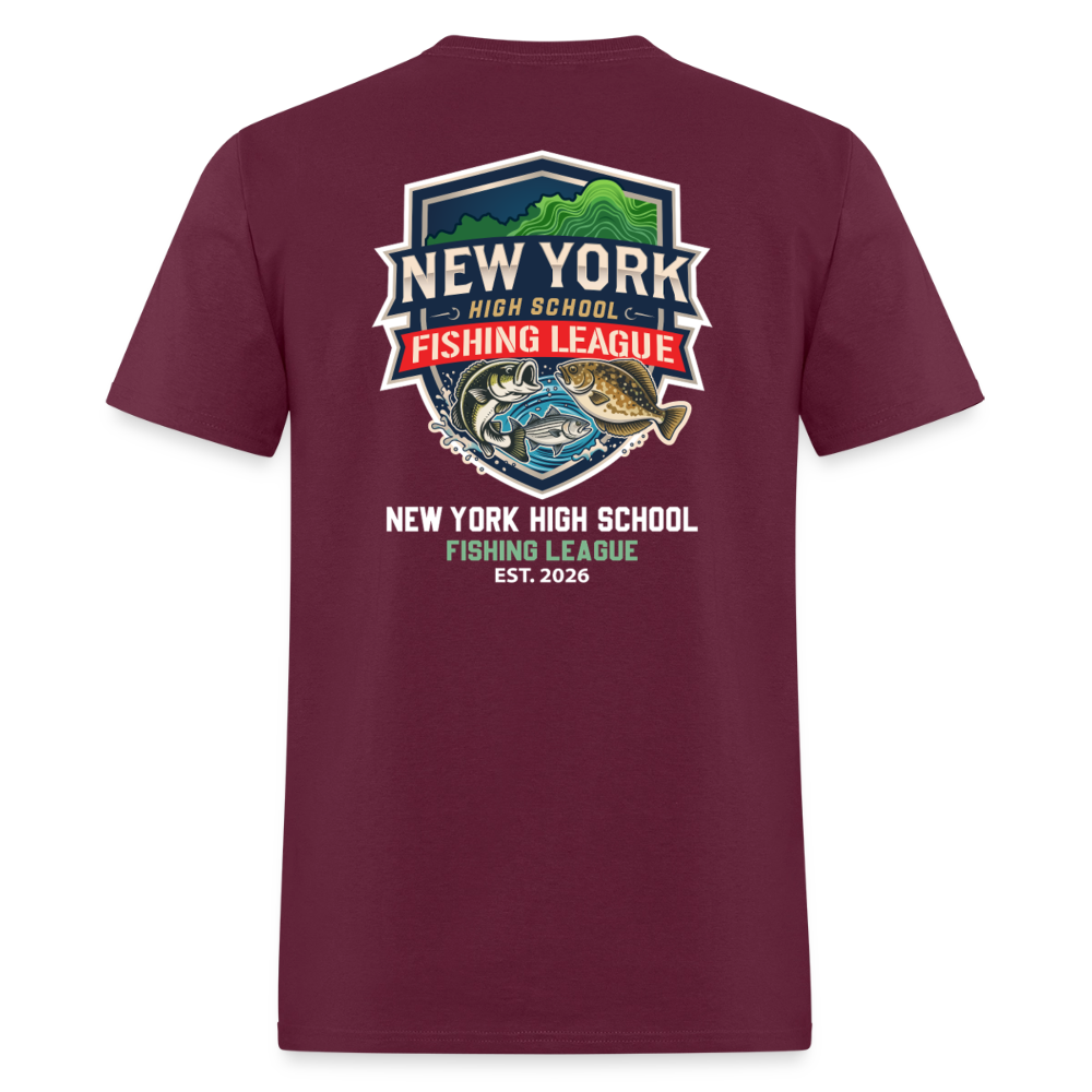 NYHSFL Short sleeve - burgundy