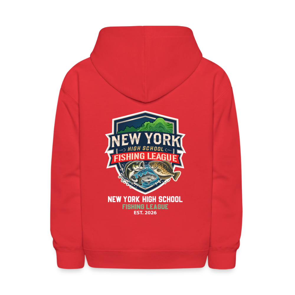 NYHSFL Kids' Hoodie - red