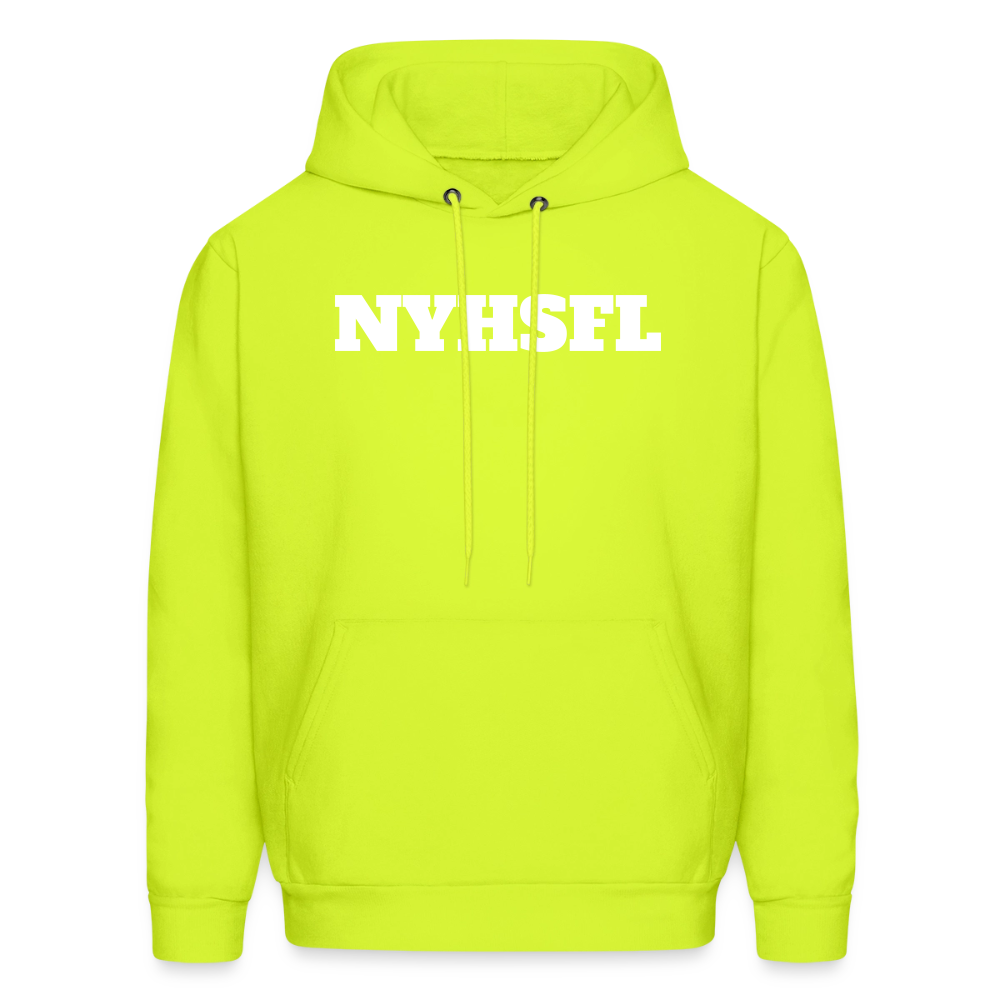 NYHSFL Men's Hoodie - safety green