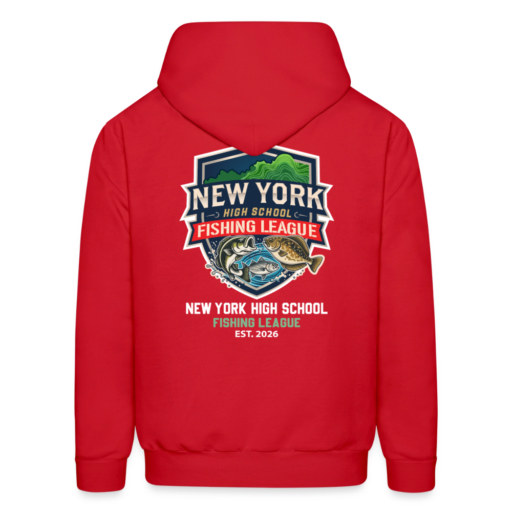 NYHSFL Men's Hoodie - red