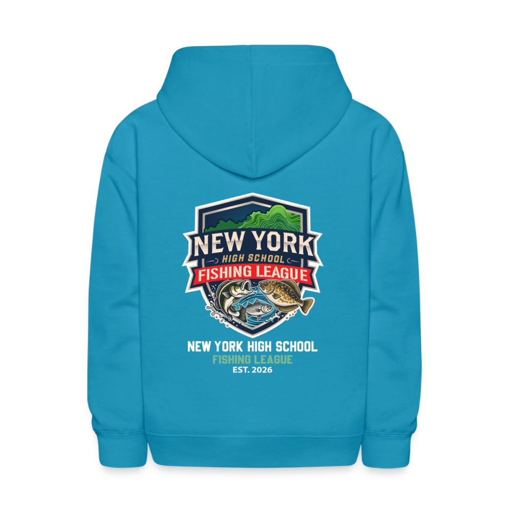 NYHSFL Kids' Hoodie - turquoise