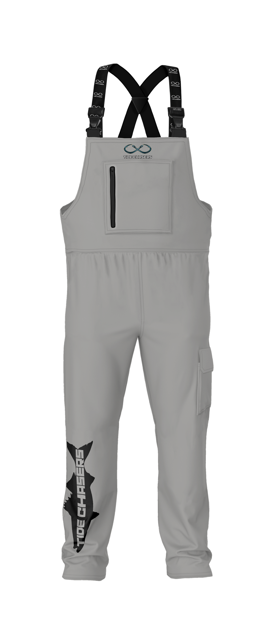Tide Chasers Lightweight Bibs 2.0 Grey